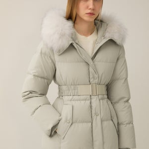 폭스 퍼 후드 덕다운 점퍼_TSDJPP82090