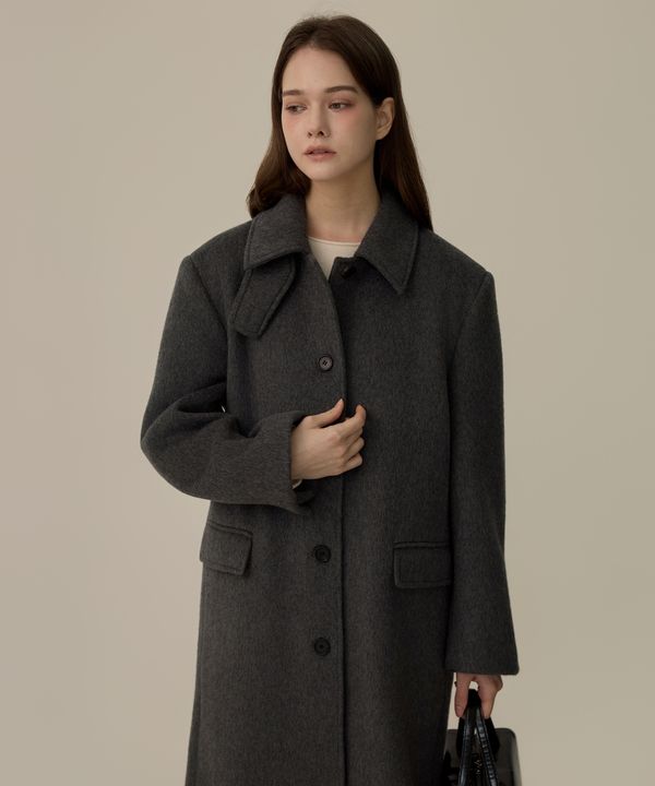 [엘리오티] Shelter Wool Tailored Coat_2Color