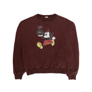 [1011갤러리] Gallery Mickey Sweatshirts - Burgundy