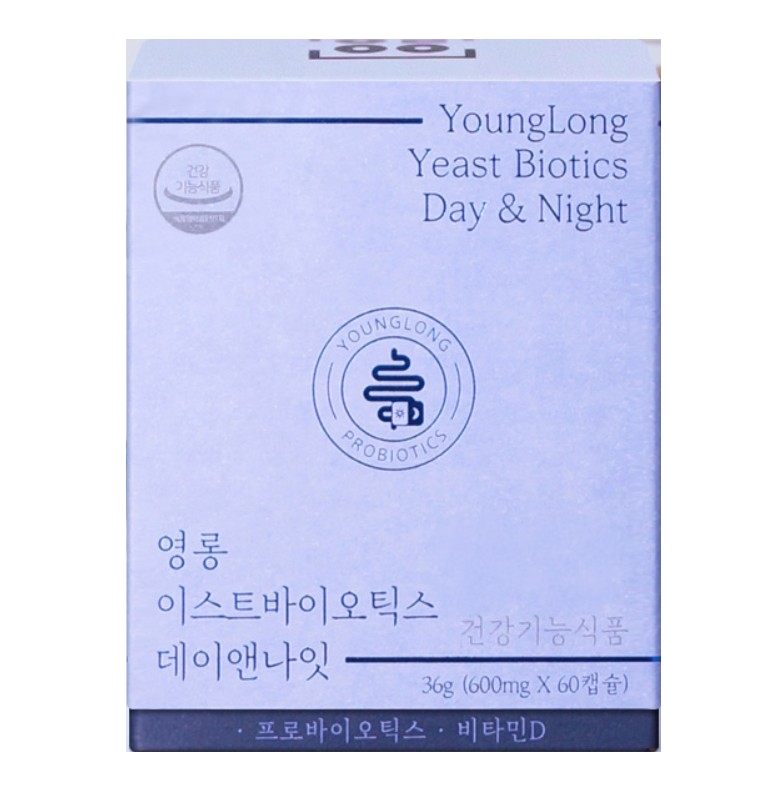 영롱 이스트바이오틱스 데이앤나잇 600mg x 60캡슐, 1개