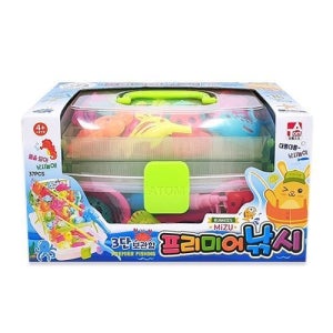 프리미어 자석 낚시놀이 2인세트 종합 학습 숫자카드 한글카드 보관함 풀세트 장난감