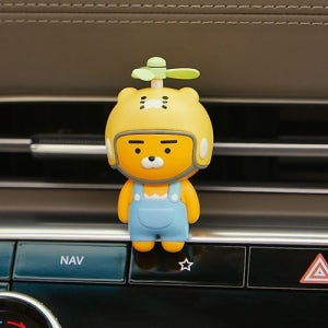 대쉬크랩 [카카오프렌즈] 날아라 고고싱 라이언 차량용방향제 송풍구형