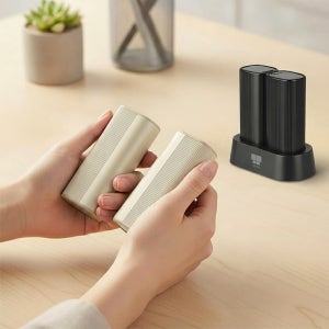 청연엠엔에스 NAVEE 휴대용 양손 듀얼 전자 손난로 NV46-THW10