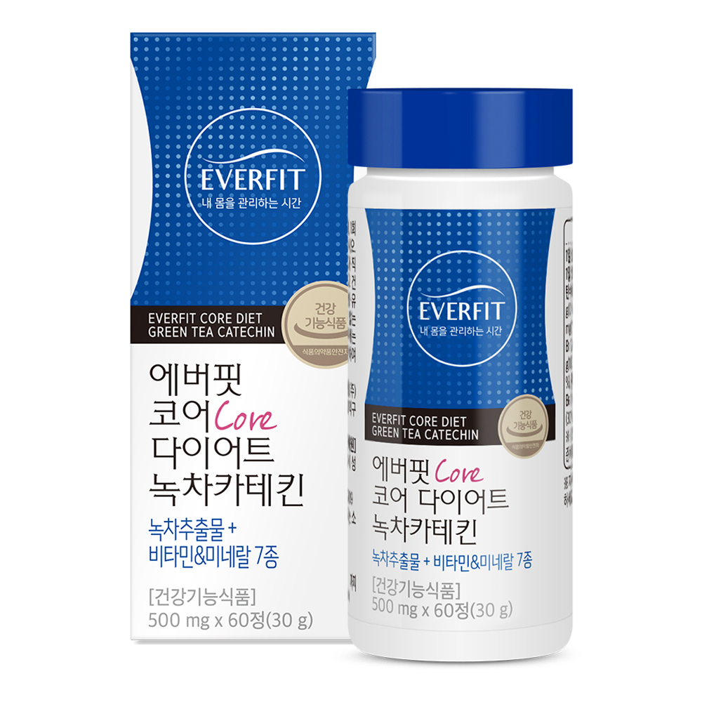 에버핏 코어 다이어트 녹차카테킨 60정 1개