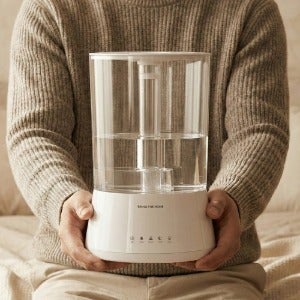 브링더홈 코 편한 IoT 가습기 (비염, 분리수면 추천) 특허기술로 자동습도조절 5L