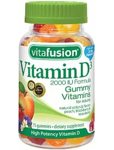 Vitafusion <b>비타민</b>D？2000IU 구미 275정 USA (A25710-10)