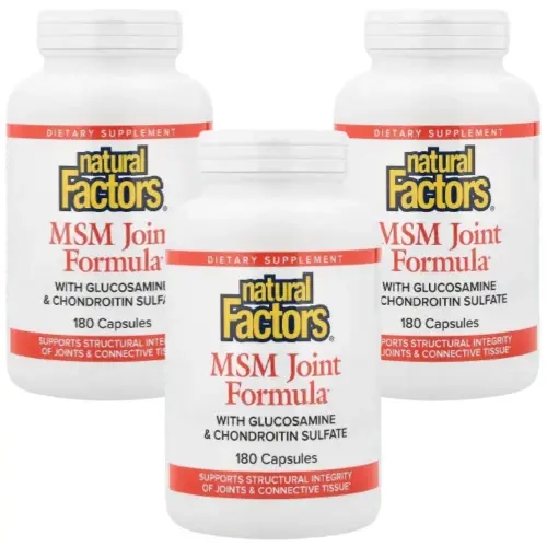 내츄럴팩터스 <b>MSM 조인트 포뮬러</b> 180정 3개