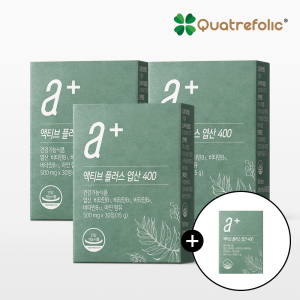 4개 뉴트리모어 활성엽산 <b>액티브 플러스 엽산 400</b> 임신준비 임산부 영양제 30정 4개
