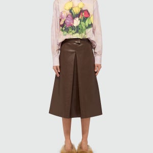 [엠에스지엠] 원 플리츠 레더 스커트 MG25W3FRK5289 3942MDD10 257804