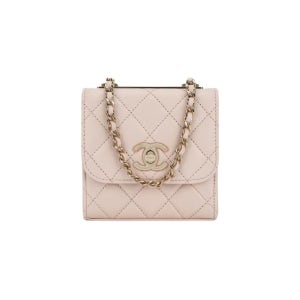 샤넬 체인 미니백 램스킨 라이트 베이지 금장 A81633 Y04059 NG120 골드 메탈