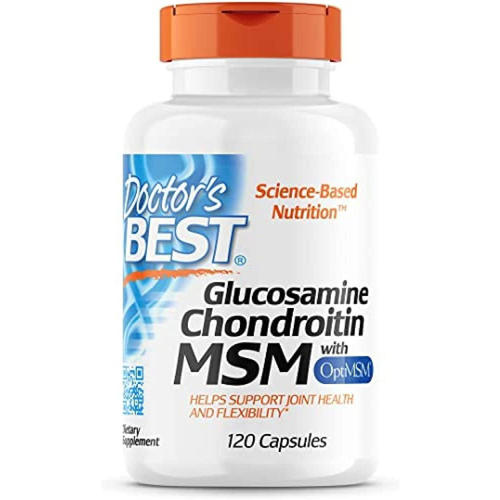 닥터스베스트 <b>비건 글루코사민 콘드로이틴 MSM</b> 베지 캡 120정