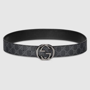 GUCCI 인터로킹 G 버클 리버서블 벨트