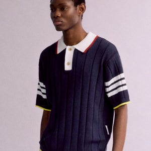 [디써티원] Preppy Ribbed Sweater (NAVY) DU24UK3005NV