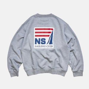 [노티카] 세일링 클럽 스웨트셔츠(멜란지그레이) NSW4695MGZ