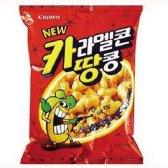 크라운제과 카라멜콘 땅콩 82g