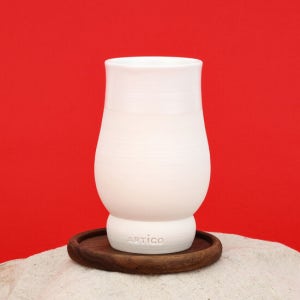 에녹댄스 아티코 가야백잔-White 위스키잔 전통주잔 화병