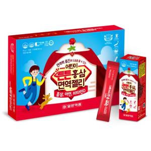 일양약품 일양약품 어린이 튼튼<b>홍삼</b> <b>면역</b><b>젤리 15g</b> x 10포 x 5소케이스 (25일분)