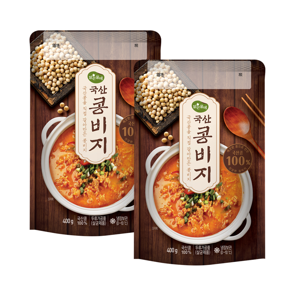 맑은물에 국산콩비지 성분 분석