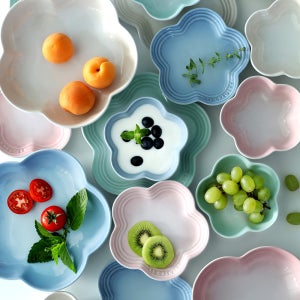 [르크루제] 플라워 접시 19cm (색상선택)