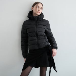 매장정품 23일 몽돌 MONGDOL 구스다운 후드 라이트 패딩 점퍼 MDJP021BLACK