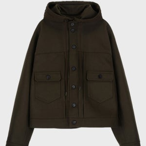 [프레프] OLIVE DETACHABLE HOODED TYPE II JACKET 23FWJK01OL
