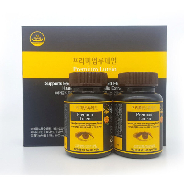 <b>마임</b>건강<b>식품</b> 알로에<b>마임</b> 프리미엄 루테인 400mg x 60캡슐 x 2개
