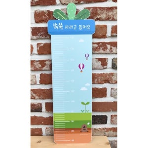 유아동 단단한 키재기 보드판 눈금자 유치원 측정기 어린이 신장 성장 소아과 국공립