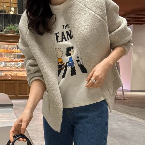 커링 울 니트 가디건