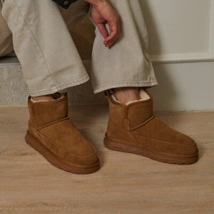 츄바스코 원터 맨 퍼 부츠 스너그맨  MSF2503 체스트넛