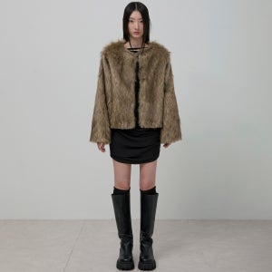 [플레어업] Fur Jacket (FL-046_Brown)