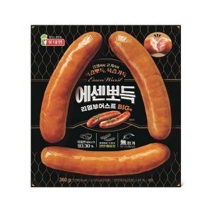 롯데 에센뽀득 리얼부어스트 빅 (330G)