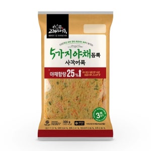 고래사어묵 5가지 야채 듬뿍 사각어묵 (300G)