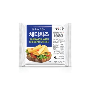 소와나무 체다치즈 3매 (54G)