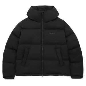 [커버낫] 24FW RDS 씨빅 오리진 후드 숏 푸퍼 블랙_CO2404DP03BK