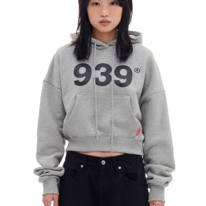 [아카이브 볼드] 939 LOGO CROP HOOD (GRAY) AB253WCRHD01GR