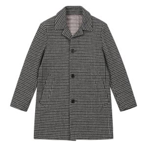 [페라로 밀라노] 남성 멀티체크 방모 코트 블랙 (A0CC43239) A0CC43239