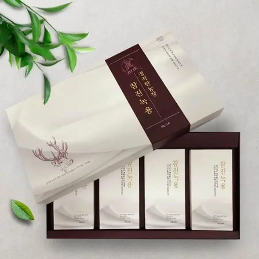 TC 참진녹용 엘크사슴 진한 발효녹용스틱 30g 32포 (WFJ9FIT)