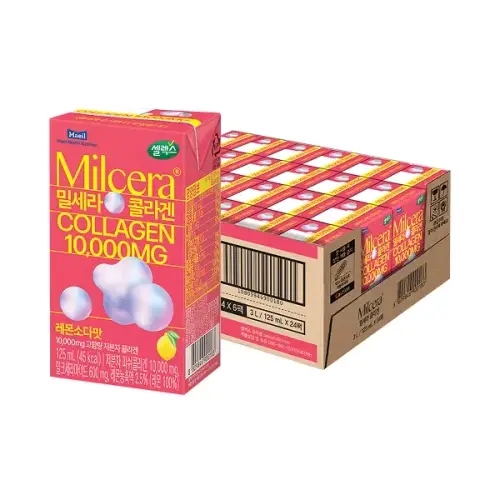 셀렉스 <b>밀크세라마이드 콜라겐 10000</b> 드링크 125ml 24팩