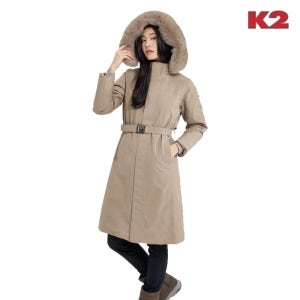 [롯데백화점] K2 여성 겨울 롱 코트 씬에어 구스다운 방수 방풍 자켓 KWW24568 LE1220347188