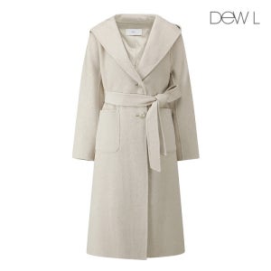 듀엘 [듀엘] 핸드메이드 후드 롱 코트 CR_L234PSH513