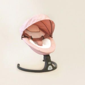 마마루 신생아 아기 스마트 스윙 회전 바운서 핑크