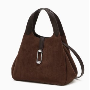 [AK분당점] [닥스핸드백] 다크브라운 D락장식 스웨이드 토트백 S DCBA6E969W3