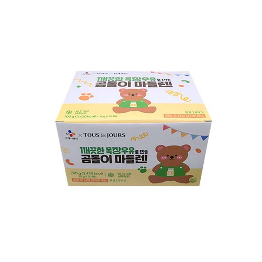 CJ 깨끗한목장 우유로만든 곰돌이 마들렌