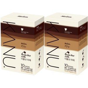 동서식품 카누 더블샷라떼 20T(10T x 2개)