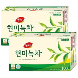 동서식품 동서 현미녹차 1.5g x 200T (100개입x2개)