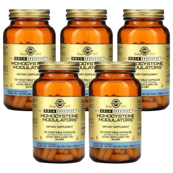 솔가 솔가 Solgar <b>호모시스테인</b> 모듈레이터 120캡슐 5개 TMG