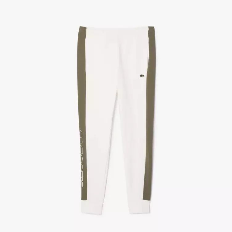 라코스테 컬러 블록 조거 팬츠 크림 스웨트팬츠 Colour Block Sweatpants Cream 31799769 125620739