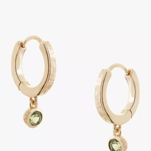 TUTTI 투티 탄생석 후프 귀걸이 골드 링 Birthstone Hoop Earrings, Gold 113493196 Peridot August 131104081
