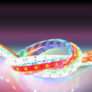 기타 자동차 RGB 12V 조명줄 LED바 튜닝 무드등 핑크 5M