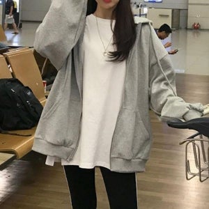 [하프클럽/알티피아]트레이닝 여성후드점퍼 후드집업 후드점퍼 빅사이즈